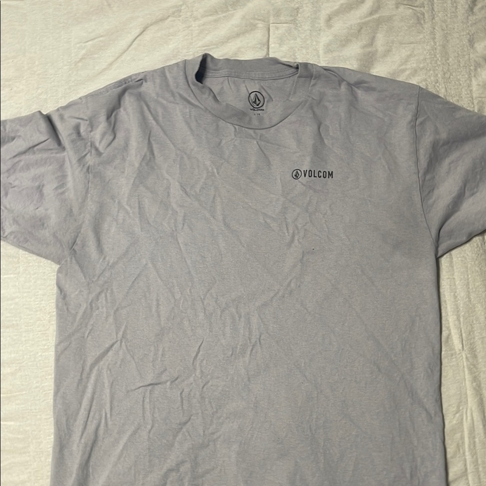 Volcom Light Gray Short Sleeve Tee